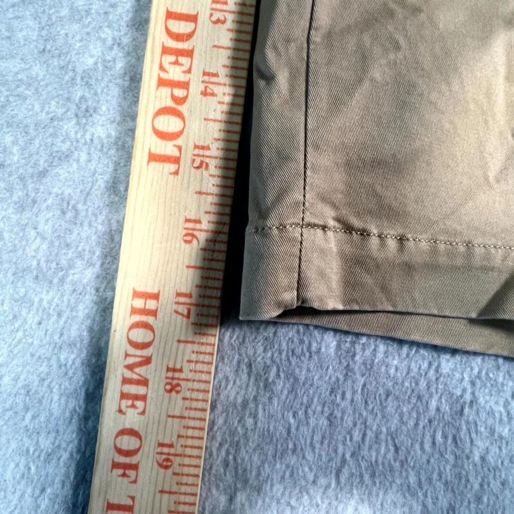 Polo Ralph Lauren Shorts‎ Mens 32 Beige Cotton Stretch Classic Fit Flat Front